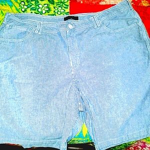 Riders by Lee pin stripe cotton Shorts Size 3xl24W